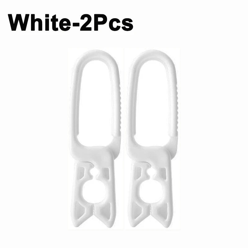 10/2PCS Plastic Clothespins — Hanging Pegs & Clamps for Laundry, Towels, Clothing, Hats, Home Storage Hooks