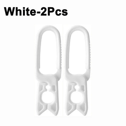 10/2PCS Plastic Clothespins — Hanging Pegs & Clamps for Laundry, Towels, Clothing, Hats, Home Storage Hooks