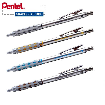 Pentel Graphgear 1000 Mechanical Pencil PG1000 – Low Center of Gravity Precision Drafting Pencil 0.3/0.5/0.7/0.9mm Art & Drawing Tool