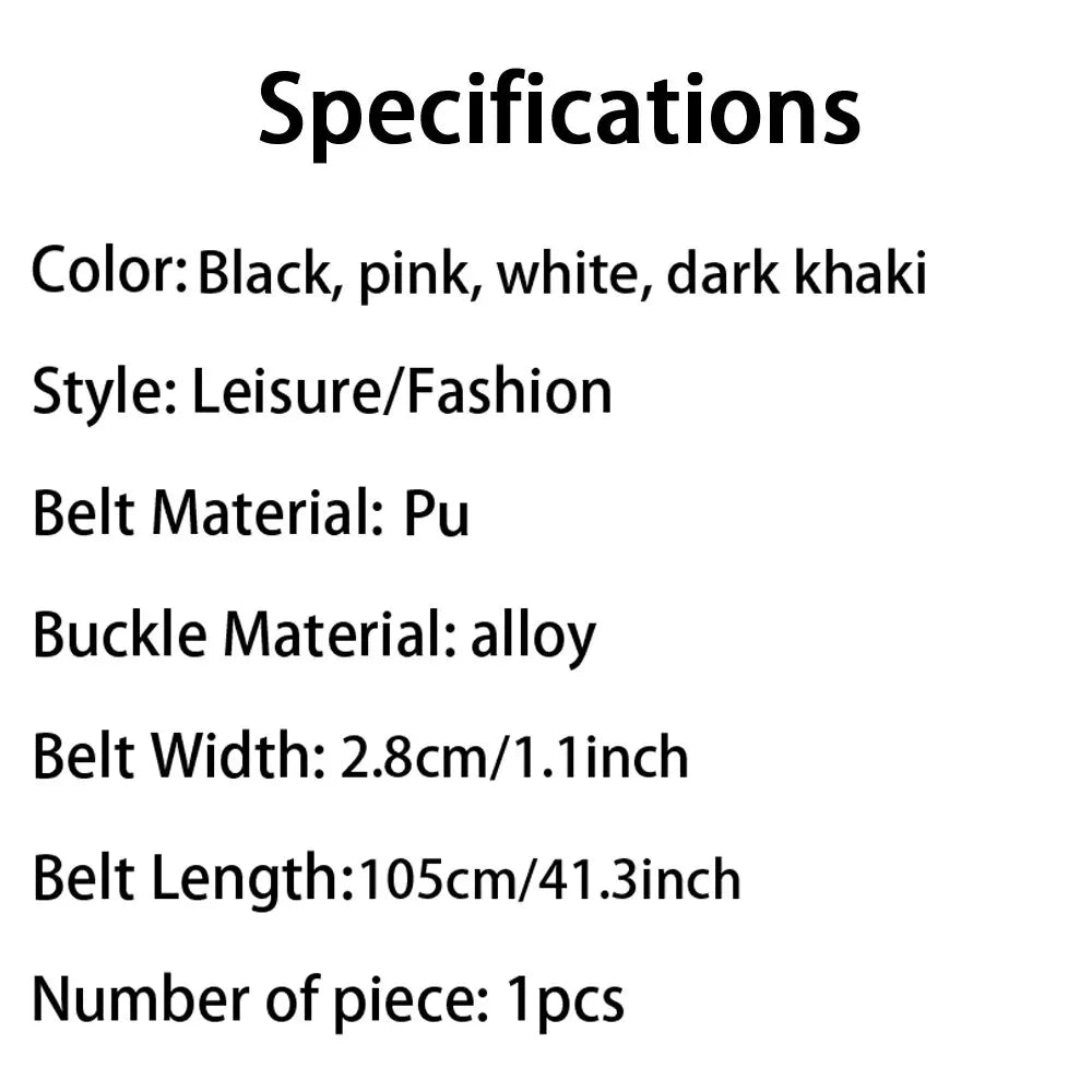 Women’s Punk Star Buckle Belt – Cross Metal Vintage Gothic Y2K PU Leather Waistband for Pants & Jeans, Unisex Fashion Belt