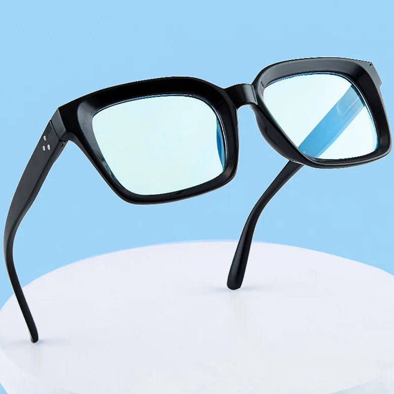 KLASSNUM Oversized Square Reading Glasses for Women – Fashion Magnifying Eyeglasses +1.0 to +3.5 Diopters