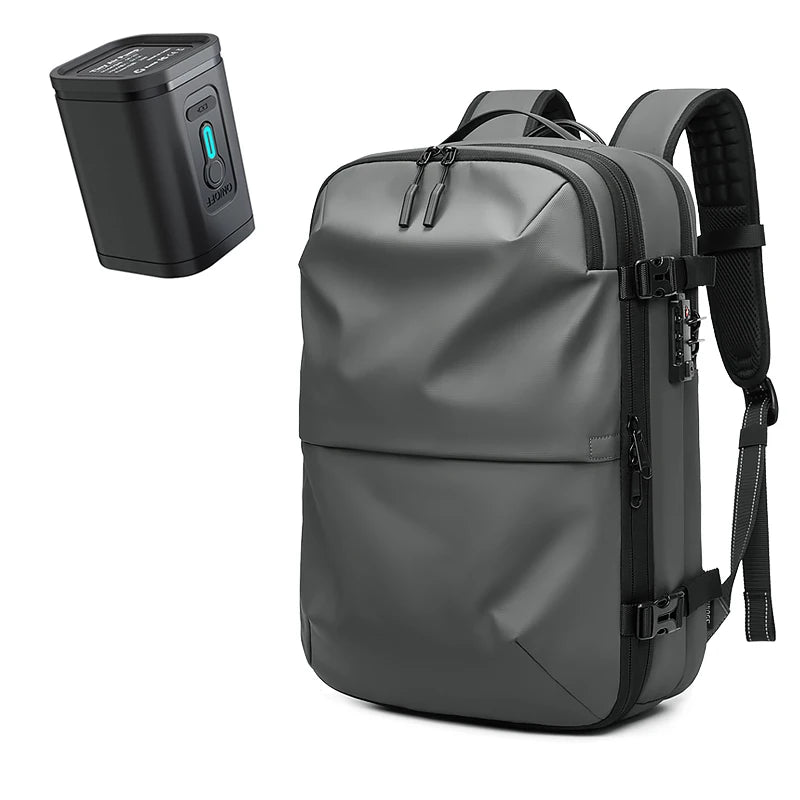 Men's Travel Backpack – Vacuum Compression, 17-Inch Laptop Backpack, Large Capacity Business & School Backpack, Expanded Hiking Bag