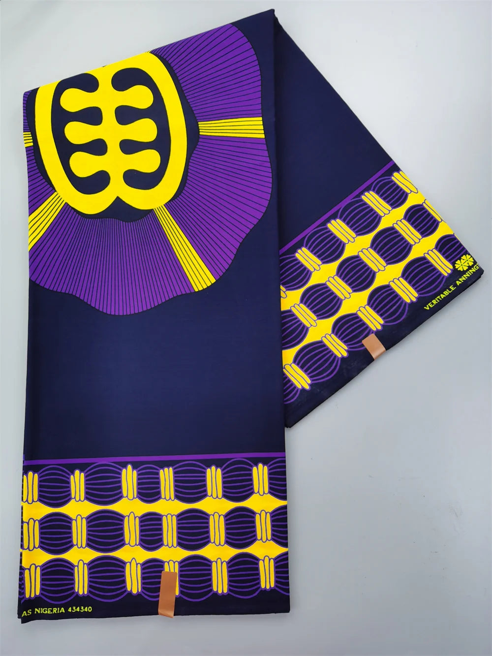 African Ankara Wax Print Fabric - 100% Cotton Nigerian Designer Pagne for Sewing & DIY Party Dresses