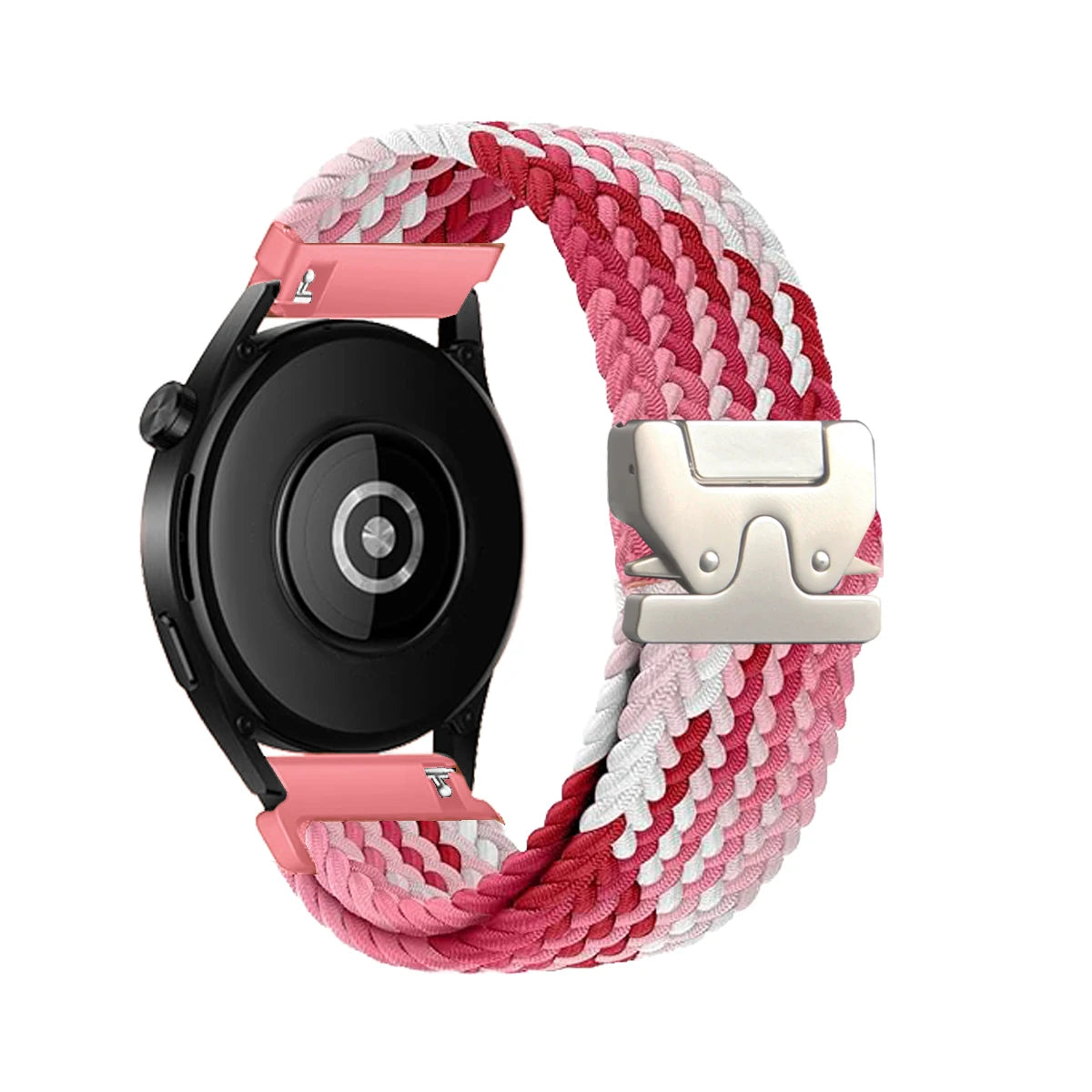 Braided Loop Watch Band – 18/20/22mm Parachute Style Strap for Garmin Venu/3/3S, Forerunner 265/265S/645, Samsung & Huawei GT Watches