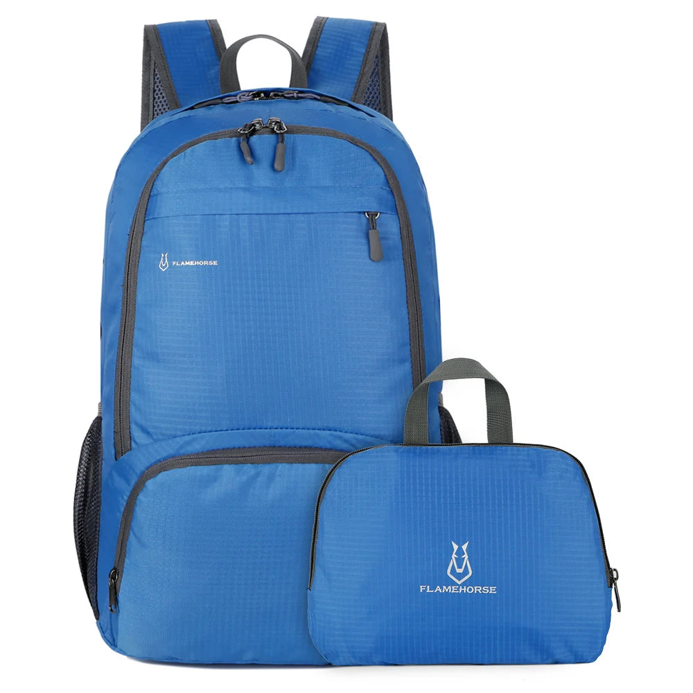 Lightweight Foldable Backpack - Waterproof Packable Daypack for Men & Women, Travel, Hiking, Outdoor Cycling & Camping Bag