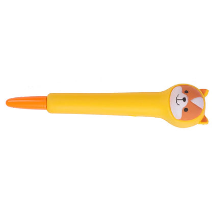Kawaii Squishy Gel Pens – Cute Animal and Fruit-Shaped Stress Relief Pens for School and Office Supplies