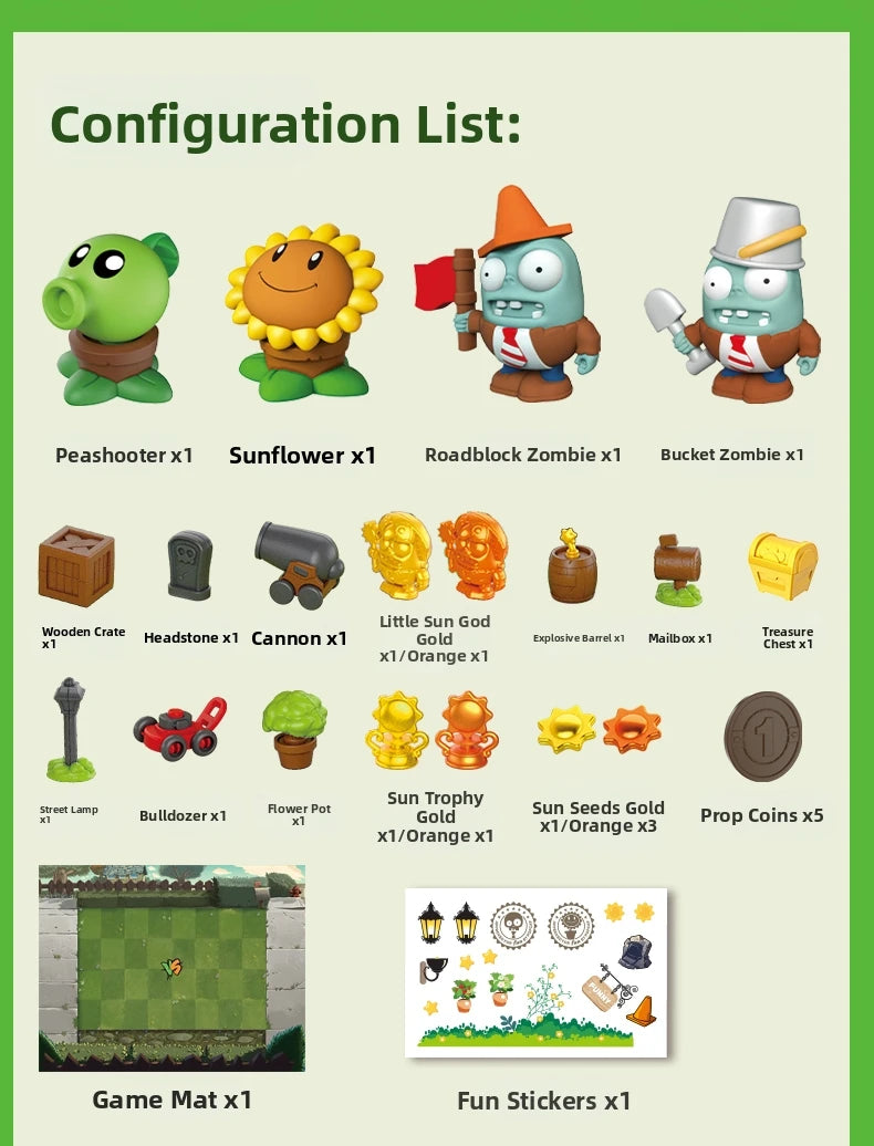 Plants vs Zombies Dave's Surprise House Toy Set – Collectible Figures with Interactive Play Features for Kids Gift