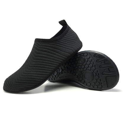 Couple Aqua Water Shoes - Lightweight Quick-Dry Anti-Slip Beach Sneakers for Men & Women