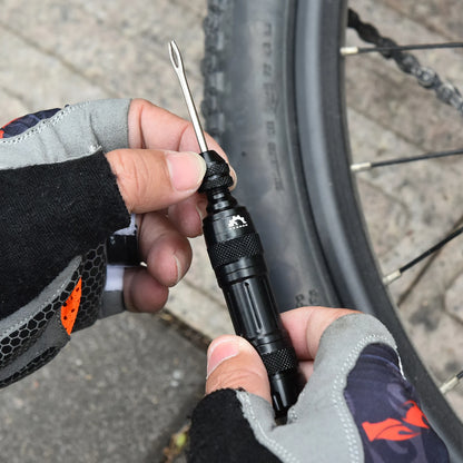 Portable Tubeless Bike Tire Repair Kit — Patch Kit for MTB & Road Bikes