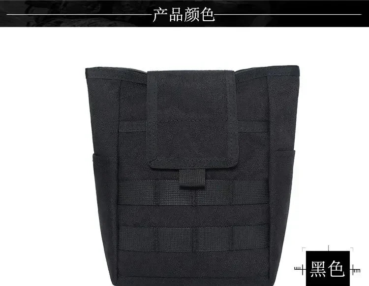 Foldable Molle Dump Pouch – Ammo Magazine Waist Pack, Hunting & EDC Utility Bag