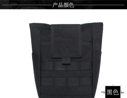 Foldable Molle Dump Pouch – Ammo Magazine Waist Pack, Hunting & EDC Utility Bag
