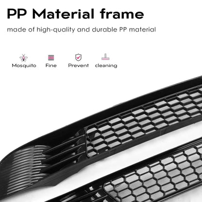 Front Grill Guard Mesh Inserts for Tesla Model Y 2021-2024 – Air Inlet Vent Cover & Bumper Filter Accessories