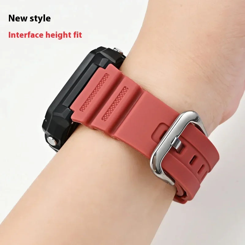 18mm Rubber Watch Strap for Casio G-Shock AQ-S810W, AE-1200, W-216H, W-735H, SGW-400 & MRW-200H - Universal Resin Replacement Watchband
