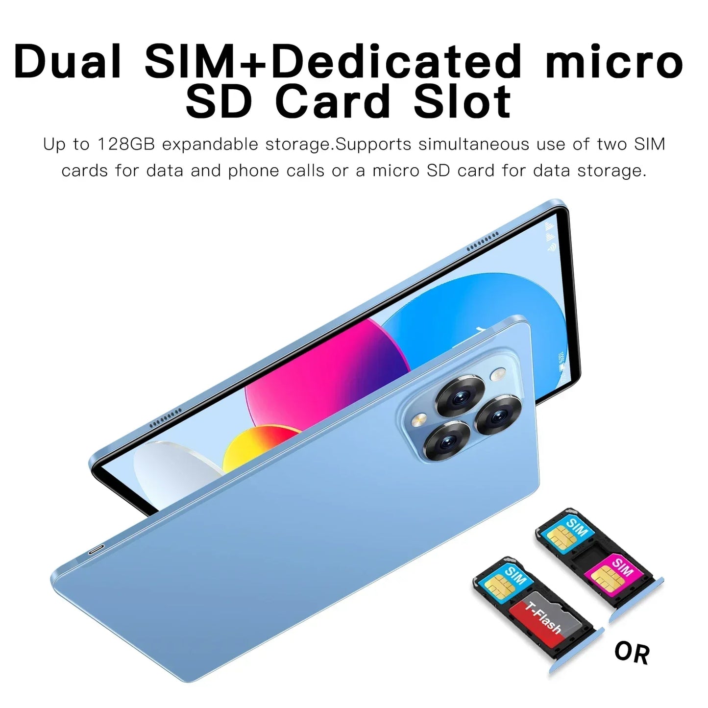2025 15" Pro Android Tablet – Snapdragon 870, 22GB+2TB, 20000mAh, 5G Dual SIM, WiFi, HD 4K Mi Tab