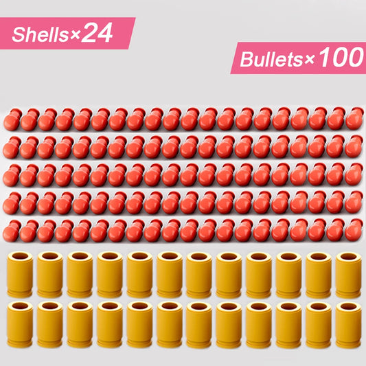 Toy Gun Bullets & Shells for Boys – Colt 1911 & USP Shell Ejecting Accessories for Shooting Games