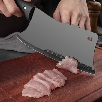 XTL Bone Knife - Dual Purpose Sharp Kitchen Knife, Chef's Commercial Bone Chopping Knife for Household Use