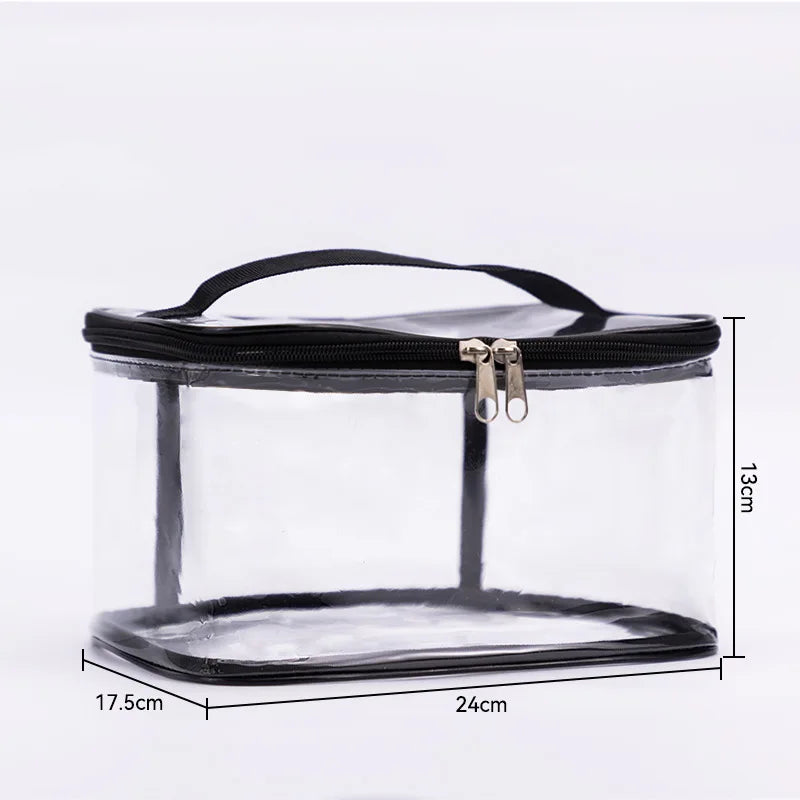 Transparent Mesh Zipper Toy Storage Bag – Large Capacity Organizer for Puzzles, Blocks & Building Toys