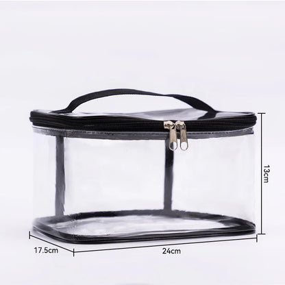 Transparent Mesh Zipper Toy Storage Bag – Large Capacity Organizer for Puzzles, Blocks & Building Toys