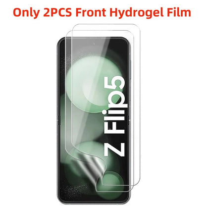 6-in-1 Hydrogel Film for Samsung Galaxy Z Flip 5/6 – Rear Camera Lens & Front Screen Protector