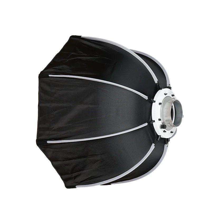 TRIOPO Foldable Octagon Softbox – 55cm, 65cm, 90cm, 120cm Bowens Mount for Sokani X100, COLBOR CL60, Godox & Aputure LED Video Lights