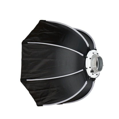 TRIOPO Foldable Octagon Softbox – 55cm, 65cm, 90cm, 120cm Bowens Mount for Sokani X100, COLBOR CL60, Godox & Aputure LED Video Lights