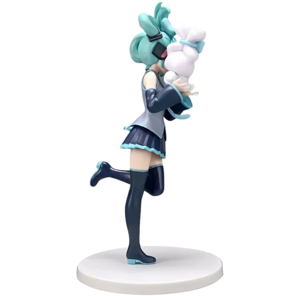 20CM Anime Hatsune Miku x Cinnamoroll Figure – Collectible Decorative Model, Kawaii Gift for Kids