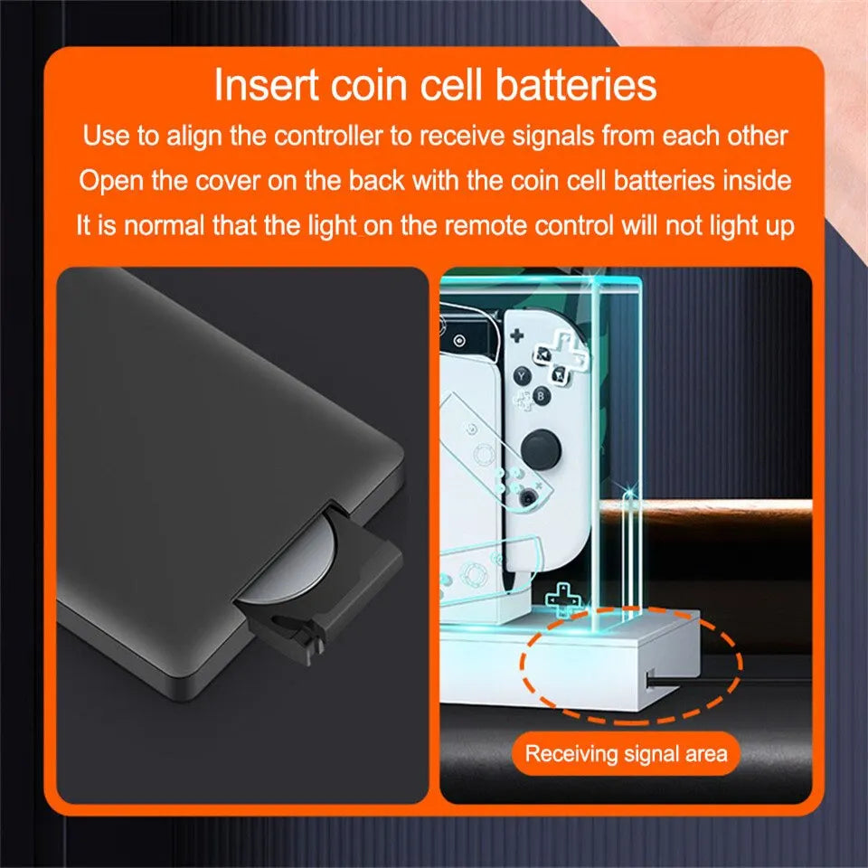 YLW RGB Base Clear Dust Cover for Nintendo Switch OLED: Protective Acrylic Sleeve Display Shell - Keep Your Console Safe and Stylish with Game Accessories