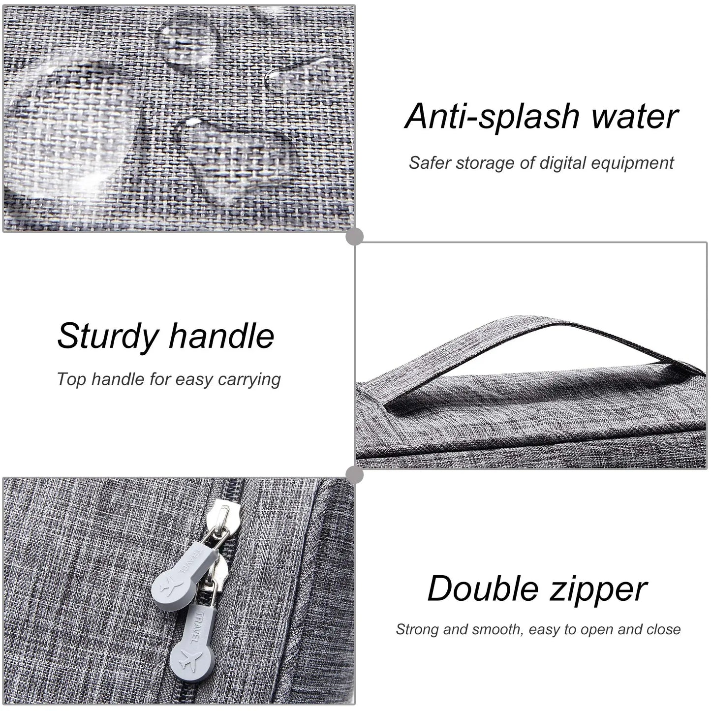 Portable Digital Storage Bag – Waterproof USB Cable Organizer Pouch for Electronics & Accessories