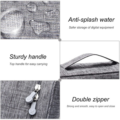 Portable Digital Storage Bag – Waterproof USB Cable Organizer Pouch for Electronics & Accessories