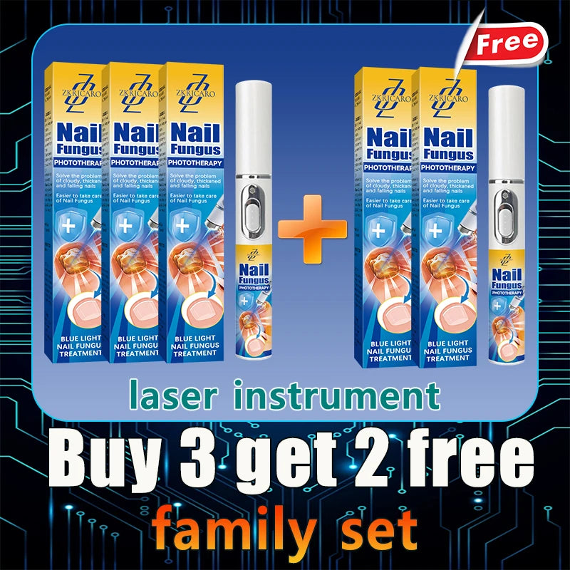 2025 Nail Cleaning Tools – 2nd Gen Blue Light Laser for Root Repair & Nail Care