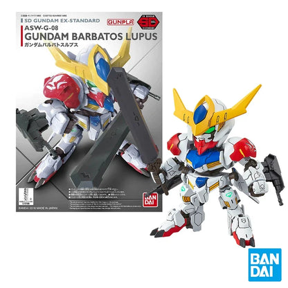 Bandai Gundam SDEX Action Figure – RX-78-2, Aile Strike, Exia, Unicorn, Astray Red Frame & Barbatos Model Kit