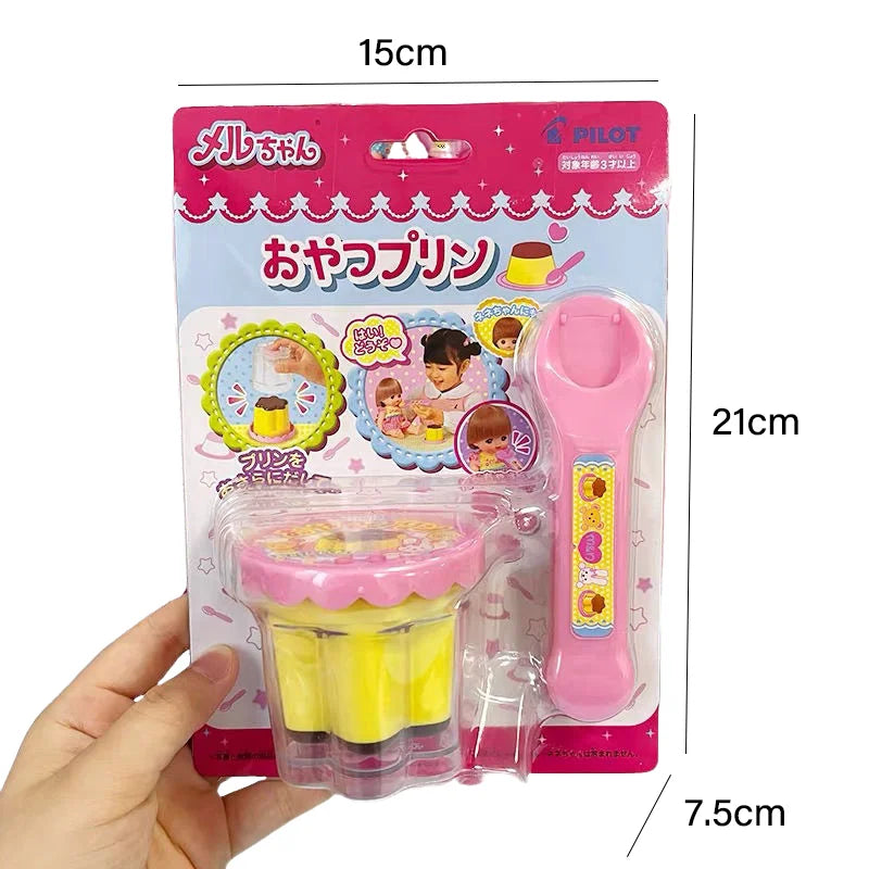 Food Feeding Pudding Toy - Strawberry Pretend Play Early Education & Desktop Decoration Doll