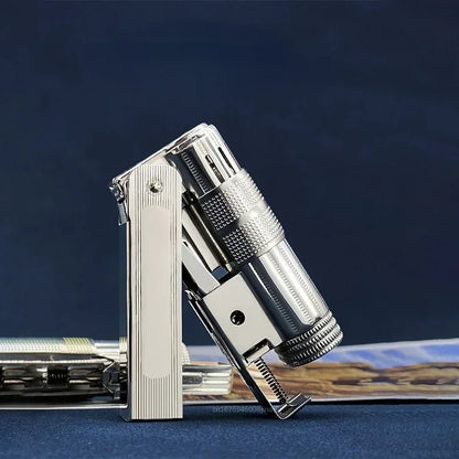 IMCO Aiku 6700 Metal Lighter – Austrian Retro Trench Design, Windproof Kerosene Lighter for Men’s Smoking Gift