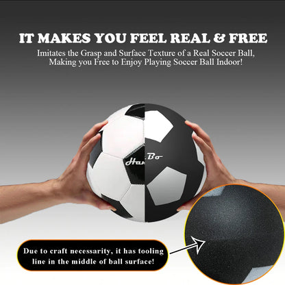 Silent Foam Soccer Ball – Size 3, 5 & 7, Mute Indoor Airless Football for Kids & Adults Fun Sports