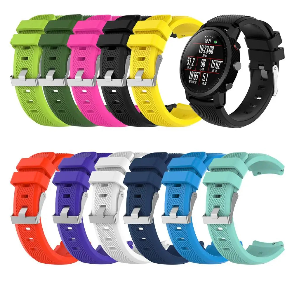 22mm Silicone Watch Strap for CMF Watch Series - Replacement Sport Band for CMF Watch 3 Pro, Watch Pro 2 and Compatible Models