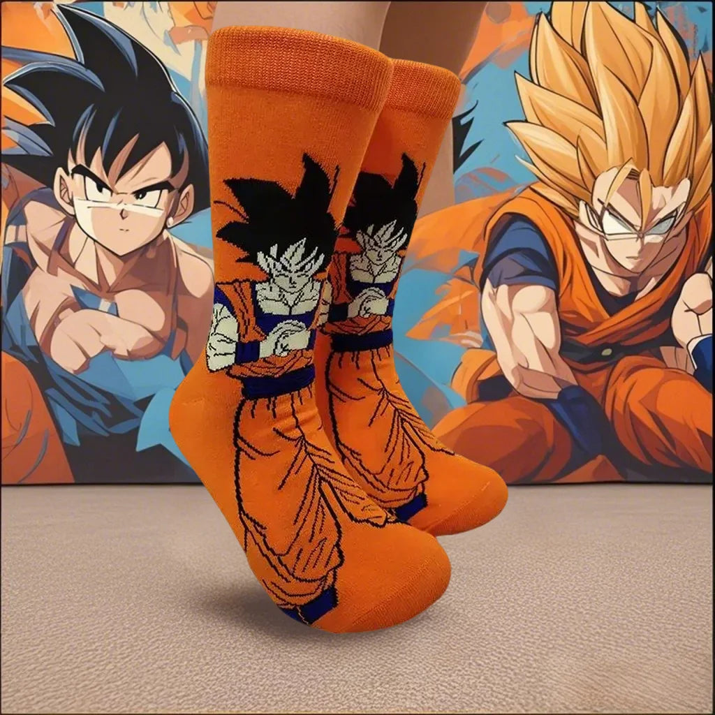 Dragon Ball Anime Socks — Men’s Fashion Cosplay Hip Hop Harajuku Style