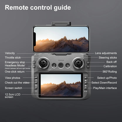 S156 GPS Foldable Drone – 8K Dual Camera, 5G WiFi, 360° Obstacle Avoidance, Brushless Motor FPV Quadcopter Toy