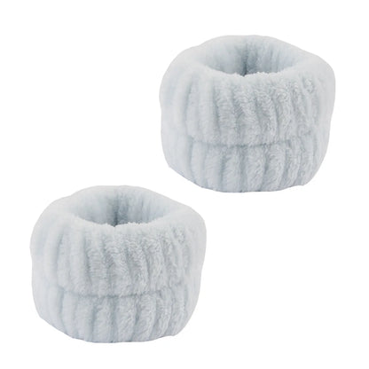 Sponge Spa Headband with Wristbands – Wide Padded Face Washing, Skin Care, Makeup Removal & Shower Headband for Women & Girls