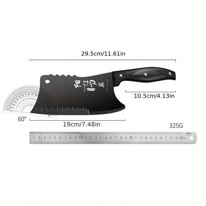 PLYS-Bone Dual Purpose Kitchen Knife – Sharp Household and Chef's Knife for Bone Chopping