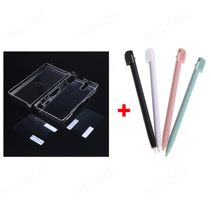 Hard Clear PC Cover for Nintendo DS Lite – Anti-Scratch Console Shell Accessory