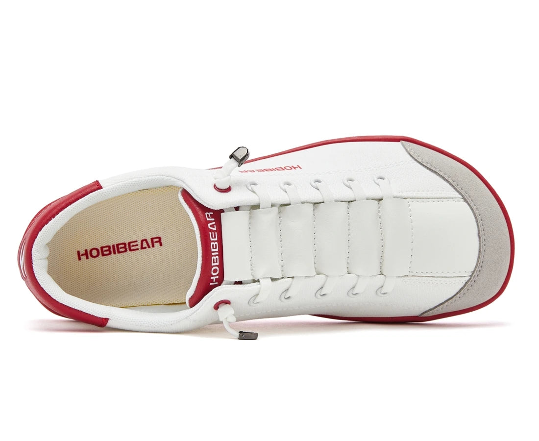 HOBIBEAR Zero Drop Barefoot Shoes – Wide Toe Minimalist Canvas Sneakers for Men & Women