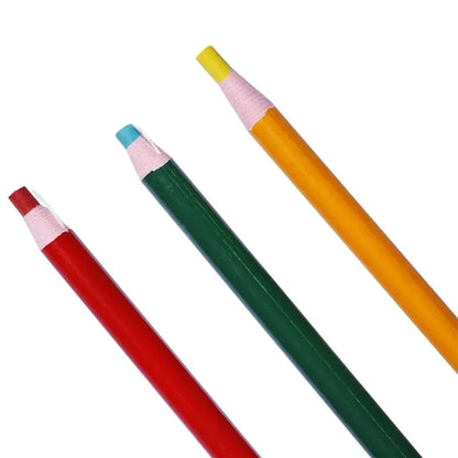 3/12PCS Fabric Marking Pens – Washable Sewing Chalk Pencils for DIY Tailoring & Crafts