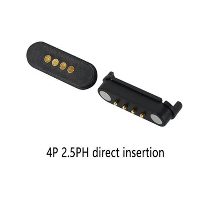 2A 2-Pin DC Magnetic Pogo Pin Connector - 2–5 Pin Spring-Loaded Male/Female Power Socket, 2.54/2.8mm Pitch