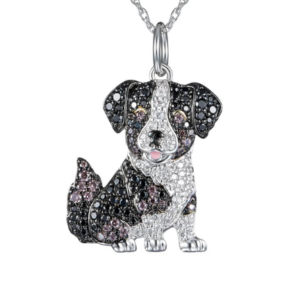 Schnauzer Dog Pendant Necklace – Cute & Elegant Puppy Jewelry for Women, Perfect Gift for Dog Lovers