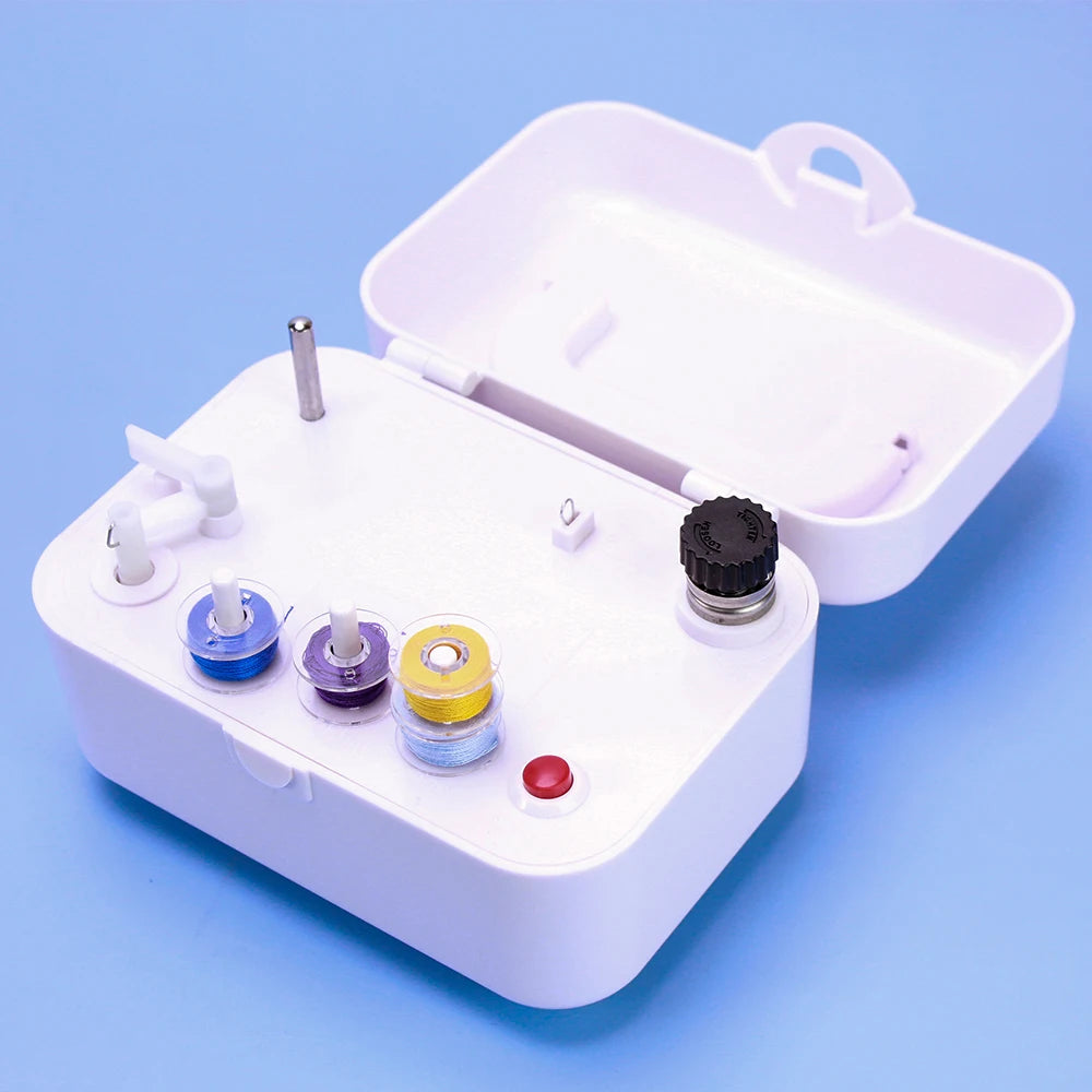 Professional Electric Portable Bobbin Winder with Thread Stand - DIY Sewing Machine Assistant Tool for Efficient Winding
