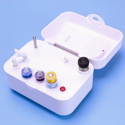 Professional Electric Portable Bobbin Winder with Thread Stand - DIY Sewing Machine Assistant Tool for Efficient Winding