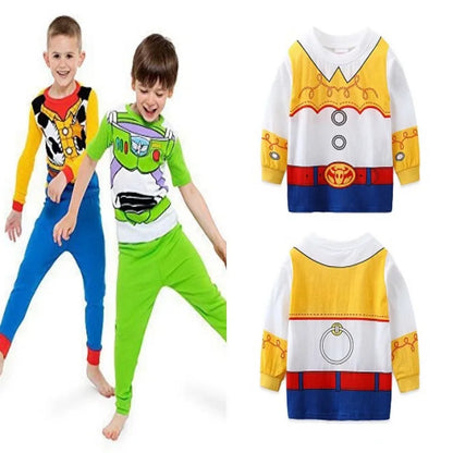 Kids Cartoon Pajama Set - Soft Anime Sleepwear & Comfortable Loungewear for Boys & Girls Ages 2–7