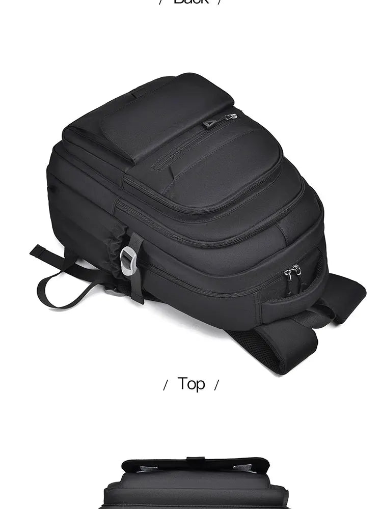 Multi-Layer Waterproof Oxford Backpack - Large Capacity, Stylish Commuter and Student Bag for Out-of-Town Travel