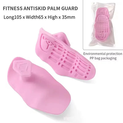 Gym Gloves with Silicone Palm Grip – Hand Protection for Weightlifting, Crosstraining, Gymnastics & Exercise