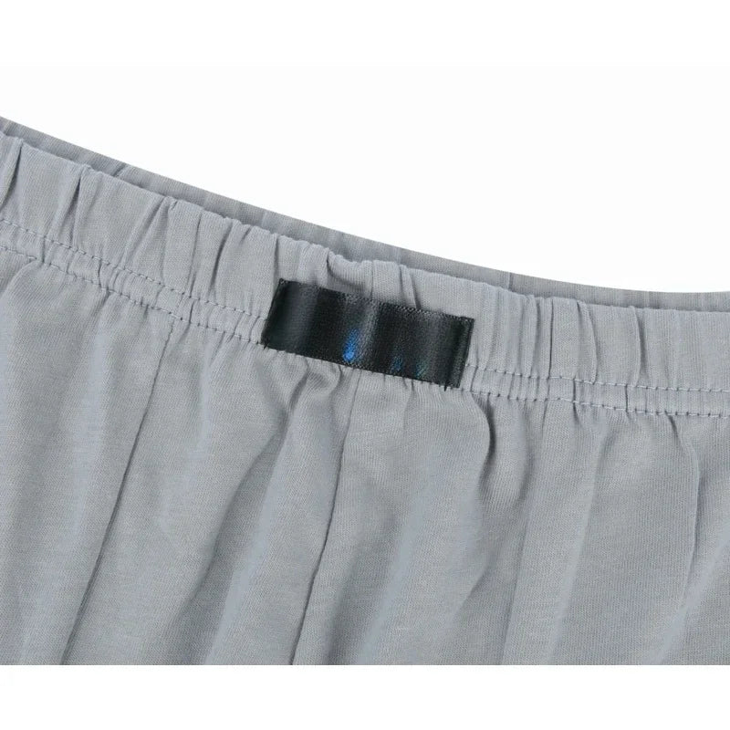 100% Cotton Men's Boxer Briefs - 4PCS Loose Underwear, Plus Size 8XL-10XL Comfortable Shorts